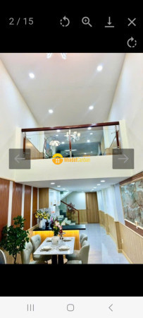 Nhà hẻm ba gác, 59m2, 3 lầu, bình thạnh, giá 7.9 tỷ.