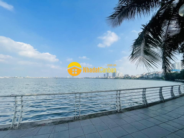 Bán nhà phố trích sài view hồ tây, 151m2, mt 7.8m, 120 tỷ